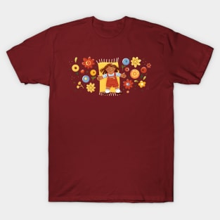 Bloom Girl Garden relaxing T-Shirt